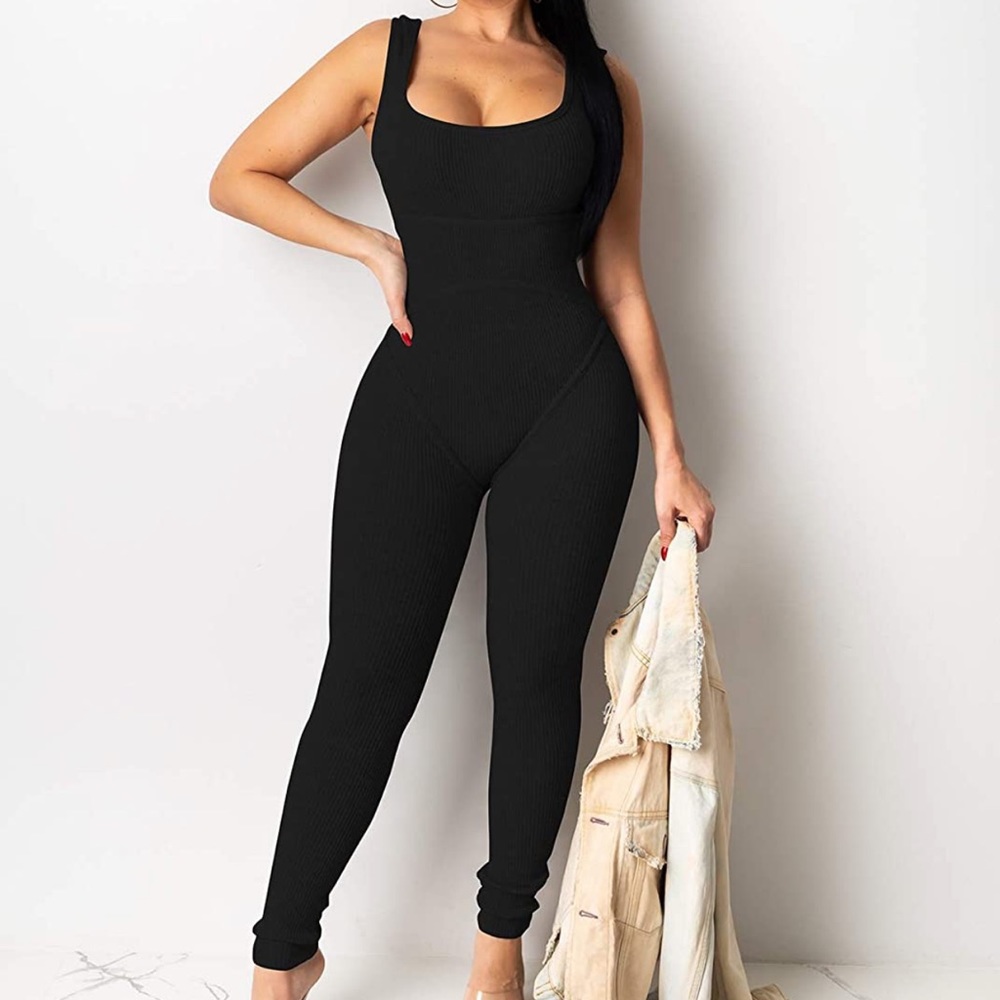 Jumpsuit worn lightly